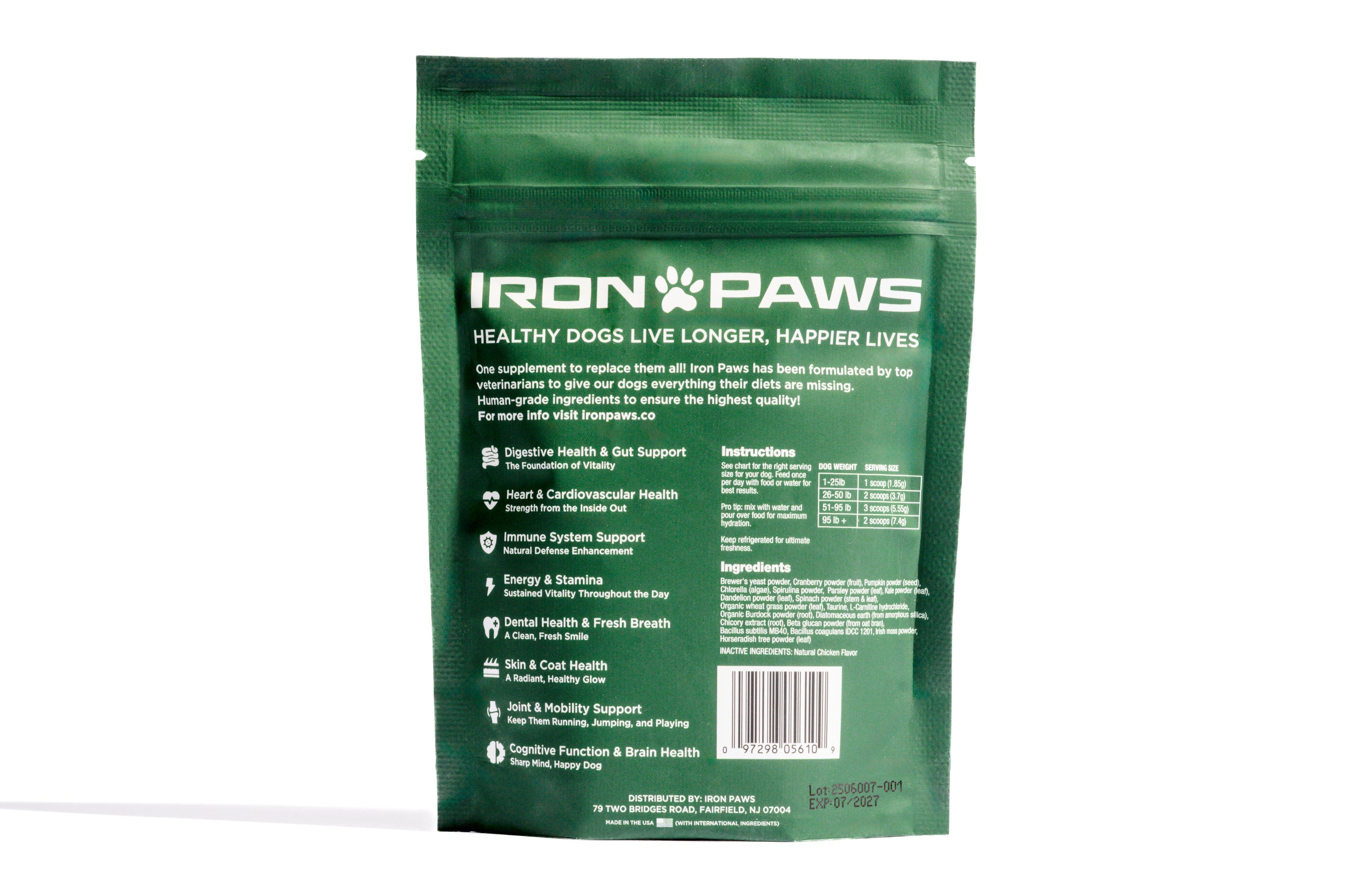 Iron Paws Premium Dog Supplement