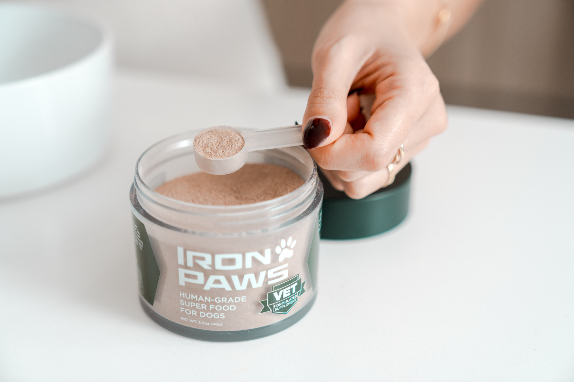Iron Paws Premium Dog Food Supplement - High-quality powder supplement for optimal dog health